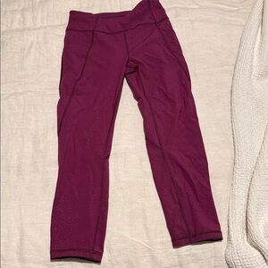 Women's LuluLemon Purple Athletic Leggings